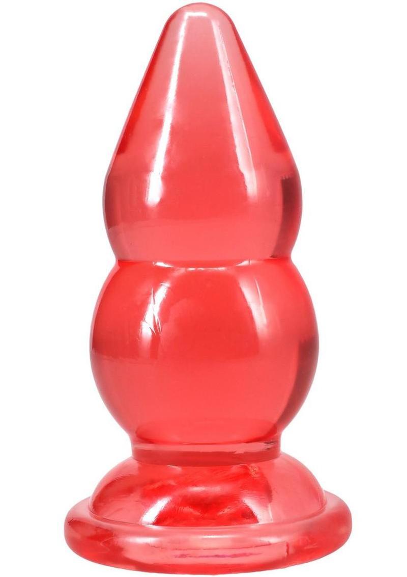 Crystal Jellies Double Pop Plug 6in - Pink