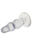 Crystal Jellies Novice Pop Plug 4in - Clear