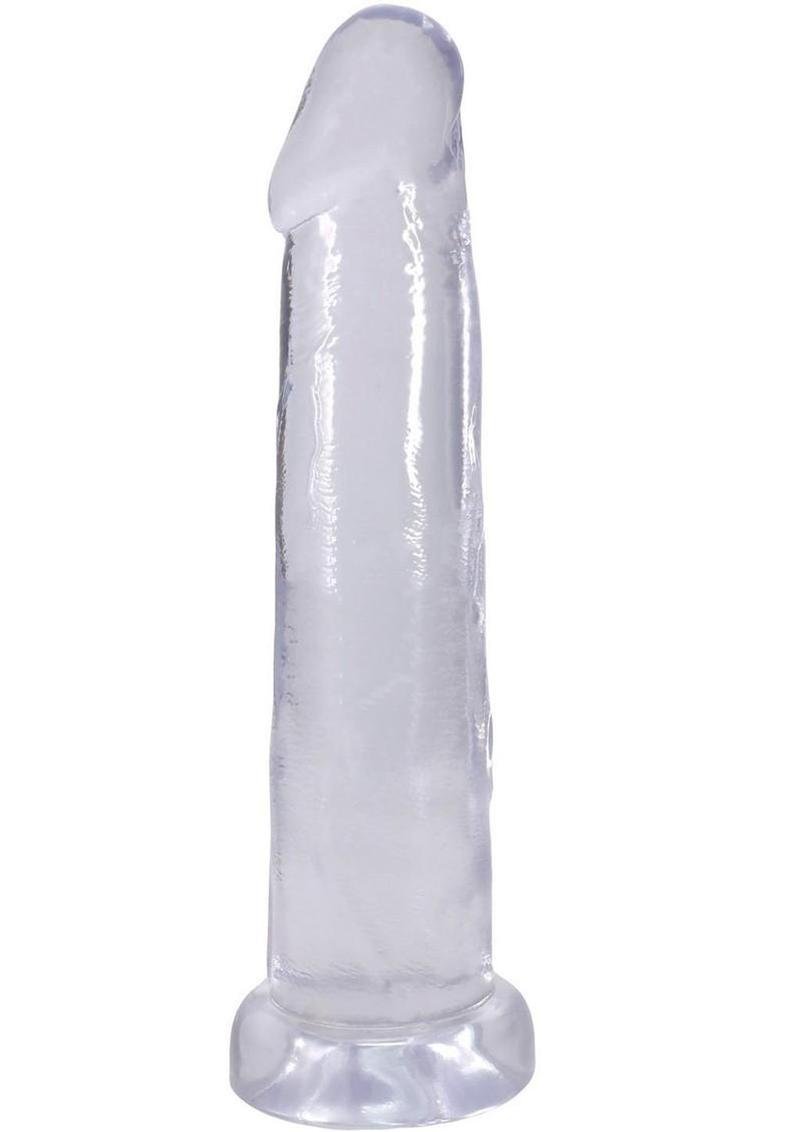 Crystal Jellies Realistic Cock 9in - Clear