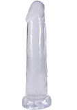 Crystal Jellies Realistic Cock 9in - Clear