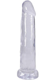 Crystal Jellies Realistic Cock 9in - Clear