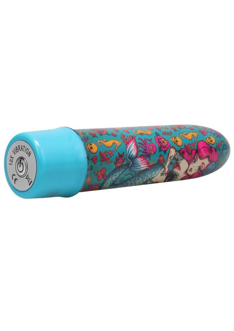 Polynesian Pleasures Mervibes Into the C Vibrator 5In - Teal