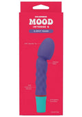 Mood Intense G Rechargeable Silicone G-Spot Wand - Purple/Teal