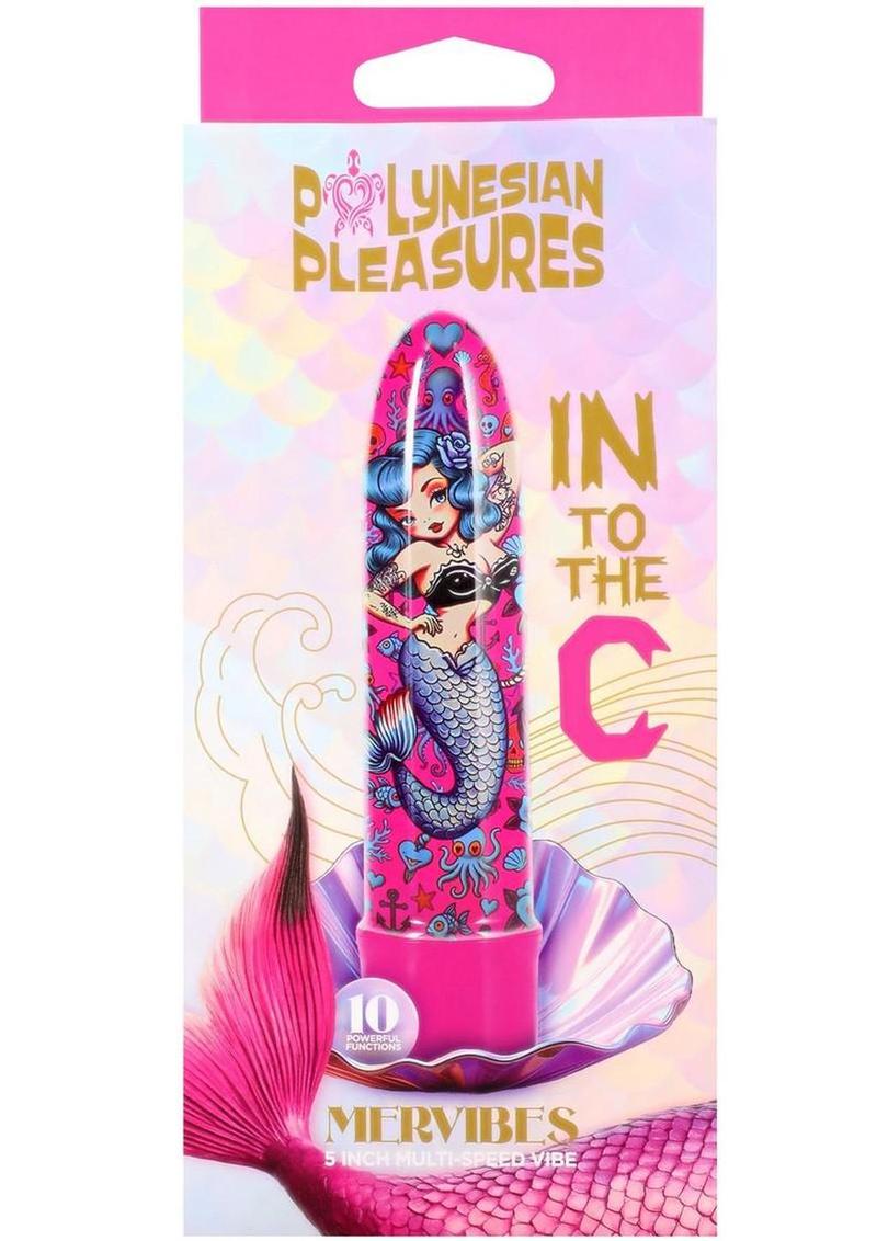 Polynesian Pleasures Mervibes Into the C Vibrator 5In - Pink