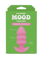 Mood Teaser Vibrating Rechargeable Silicone Micro Plug - Pink