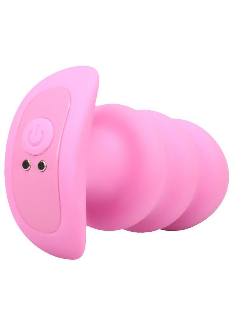 Mood Teaser Vibrating Rechargeable Silicone Micro Plug - Pink