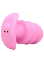 Mood Teaser Vibrating Rechargeable Silicone Micro Plug - Pink