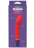 Mood Intense G Rechargeable Silicone G-Spot Wand - Pink/Purple