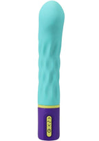 Mood Intense Arc Rechargeable Silicone G-Spot Vibrator - Teal/Purple