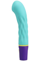 Mood Intense Arc Rechargeable Silicone G-Spot Vibrator - Teal/Purple