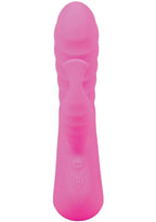 Mood Play Rechargeable Silicone Mini Power Rabbit Vibrator - Pink