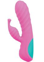 Mood Play Rechargeable Silicone Mini Power Rabbit Vibrator - Pink