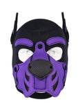 Merci Neoprene Puppy Hood - Purple/Black
