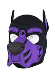 Merci Neoprene Puppy Hood - Purple/Black