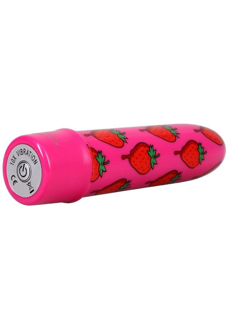 GoodHead Buzz Buddies Strawberries 5in Vibe - Red/Pink