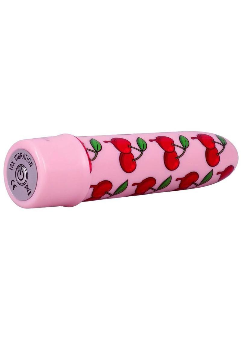 GoodHead Buzz Buddies Cherries 5in Vibe - Pink/Red
