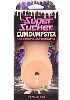 Super Sucker Cum Dumpster Ultraskyn Masturbator - Female Ass - Vanilla