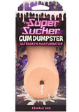 Super Sucker Cum Dumpster Ultraskyn Masturbator - Female Ass - Vanilla