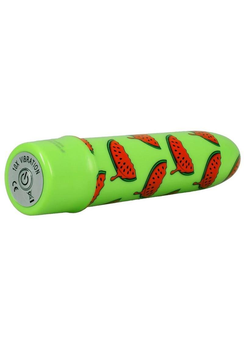 GoodHead Buzz Buddies Watermelon 5in Vibe - Green/Red