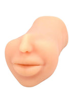 Super Sucker Cum Guzzler Ultraskyn Masturbator - Male Mouth - Vanilla