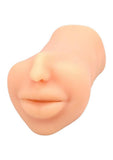Super Sucker Cum Guzzler Ultraskyn Masturbator - Male Mouth - Vanilla