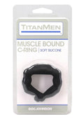 TitanMen Muscle Bound Cock Ring 32mm - Black