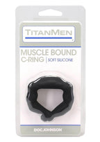 TitanMen Muscle Bound Cock Ring 32mm - Black