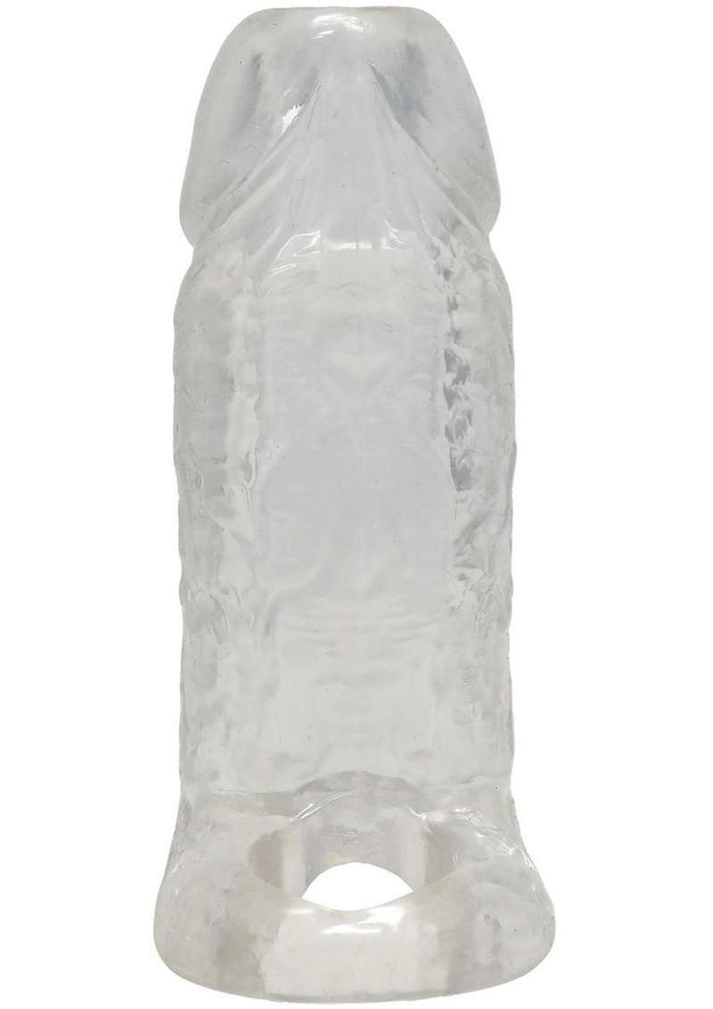 TitanMen Cock Sleeve with Ball Strap 4.5In - Clear