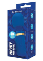 Bodywand Mighty Mini Wand Rechargeable Wand Massager - Blue/Gold