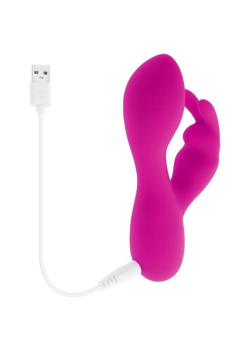 Selopa Luna Bunny Rechargeable Silicone Rabbit Vibrator - Pink