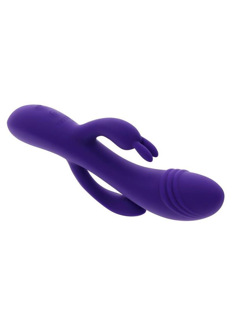 Selopa Triple Tickle Rechargeable Silicone Triple Stimulating Vibrator - Purple