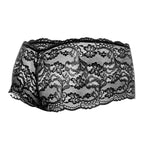 MOB Rose Lace Boy Short - Black