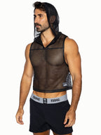 BIKE Hooded Sleeveless Practice Jersey - Black