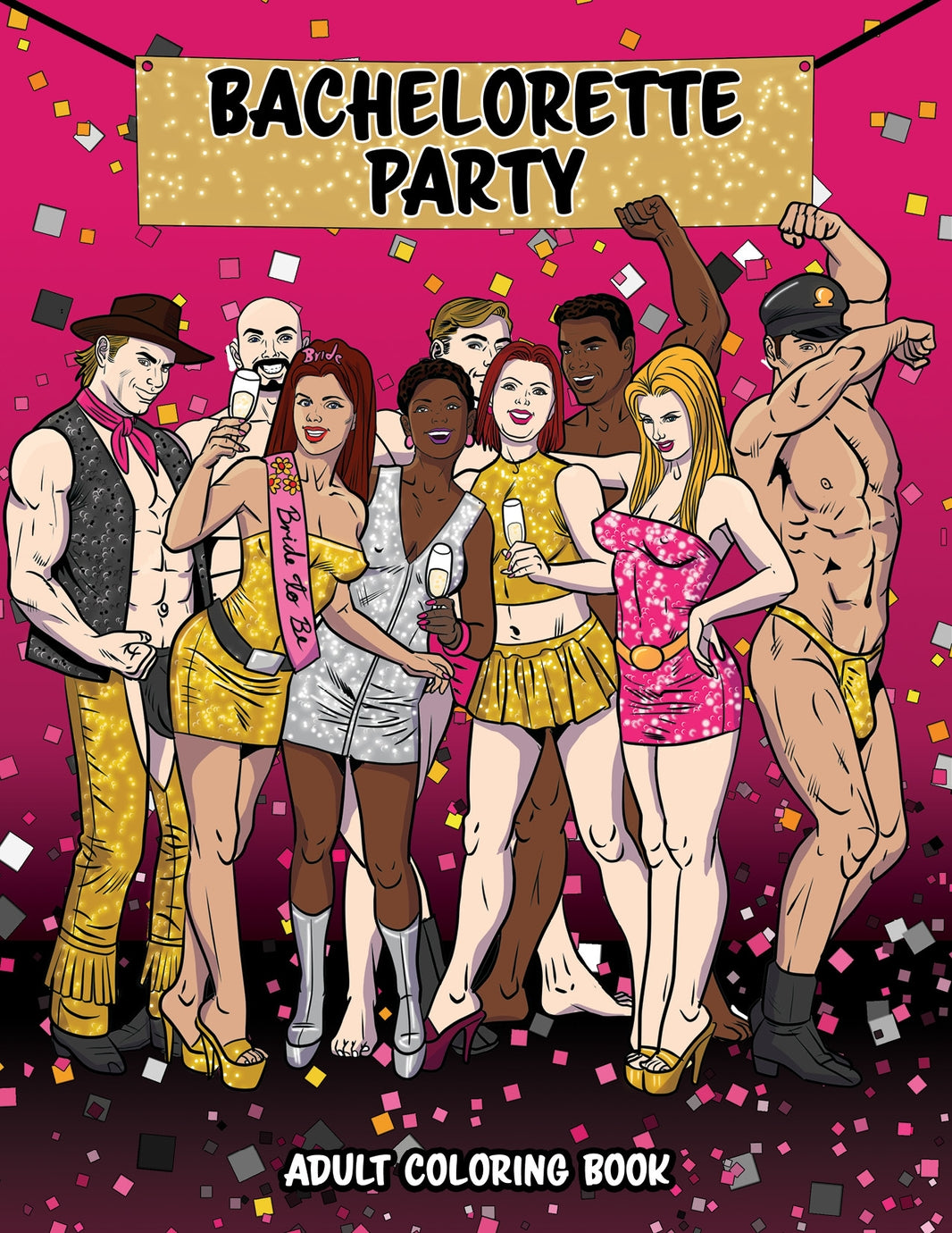 Bachelorette Party Coloring Book