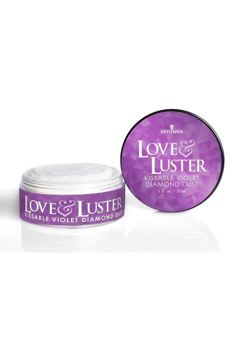 Love & Luster Kissable Violet Diamond Dust 2oz.