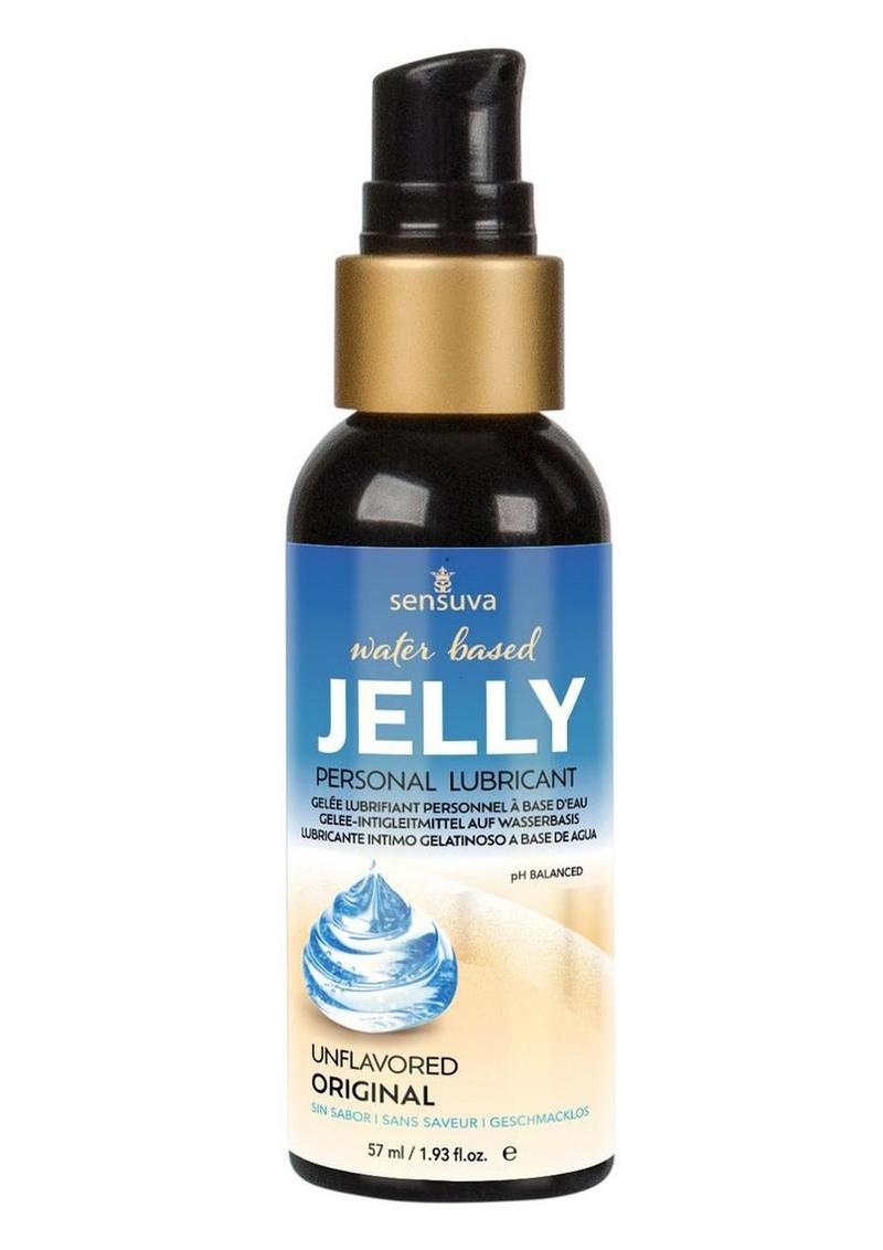 Sensuva Jelly Water Based Personal Lubricant 2oz