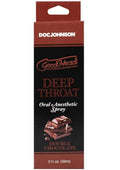 GoodHead Deep Throat Oral Anesthetic Spray Double Chocolate 2oz
