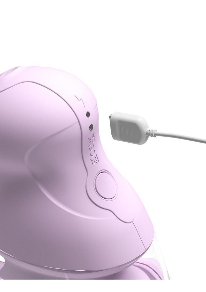 Fantasy For Her Veloura Touch Rechargeable Pleasure Pump - Lavender