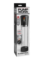 Pump Worx Rock Hard Auto Rechargeable Pump - Clear/Black