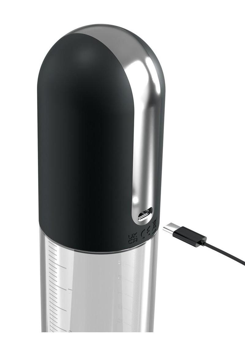 Pump Worx Auto Flow Rechargeable Dual Control Suction Pump System - Clear/Black