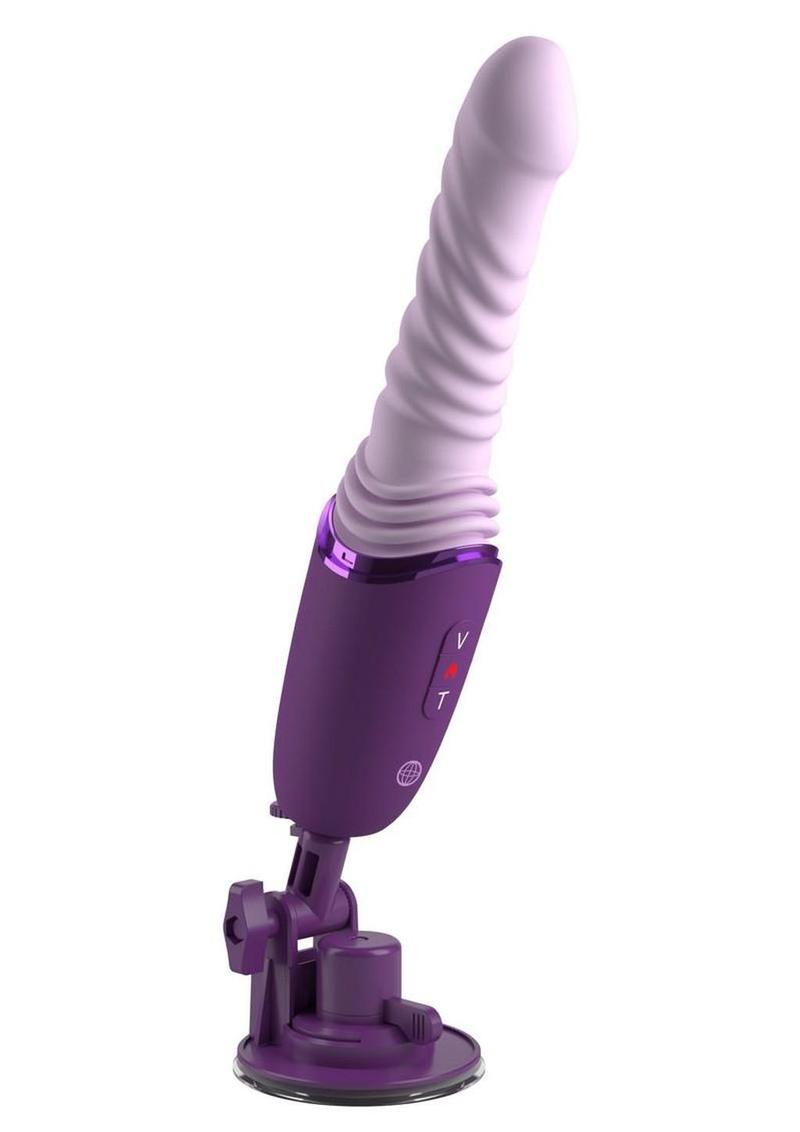 Fantasy For Her Luxe Thrust Rechargeable Silicone Vibrator - Lavender/Purple