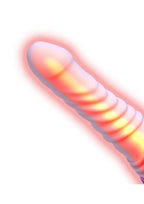 Fantasy For Her Luxe Thrust Rechargeable Silicone Vibrator - Lavender/Purple