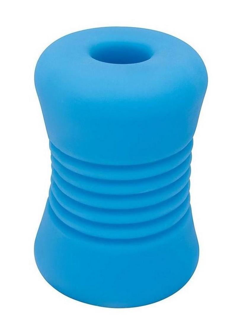 Bodywand 4Play Wavy Grip Stroker - Blue