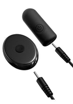 Fantasy C-Ringz ControlCore Trainer Remote Control Vibrating Rechargeable Silicone Cock Blocker - Black