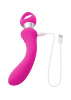 Kiss The Ring Rechargeable Silicone G-Spot Vibrator - Pink
