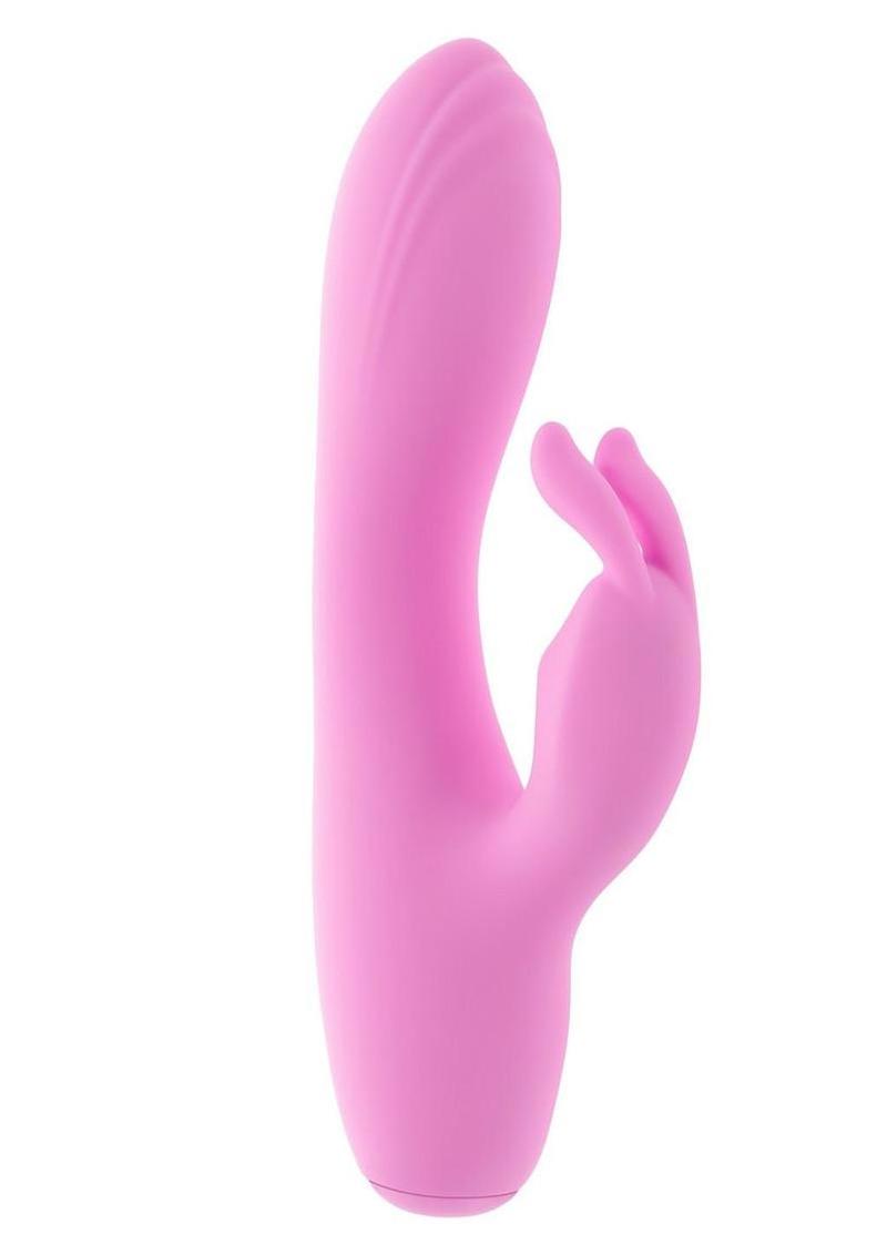 Teeny Bunny Rechargeable Silicone Rabbit Vibrator - Pink