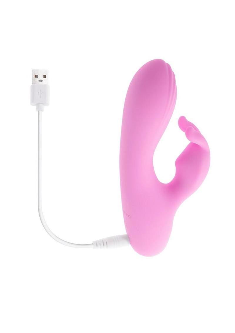 Teeny Bunny Rechargeable Silicone Rabbit Vibrator - Pink
