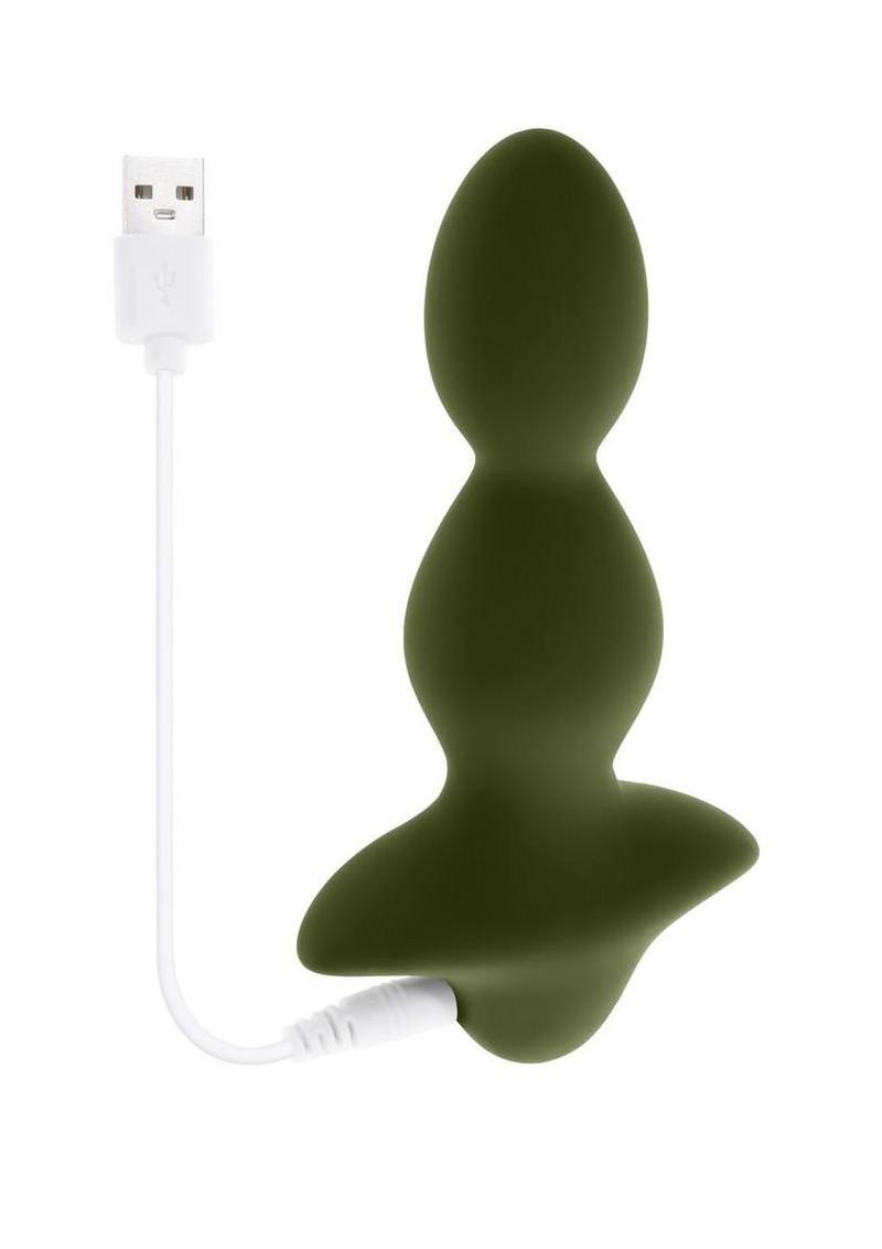Selopa Rocket Plug Rechargeable Silicone Anal Plug - Green