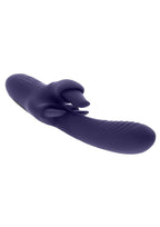 Tongue Twisted Rechargeable Silicone Clitoral Stimulator - Purple