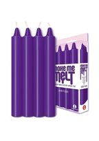 Make Me Melt Drip Candles (4 Pack) - Purple